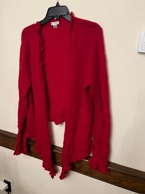 Investments Red Cashmere Blend Sweater